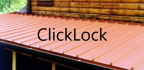 Classic Metal ClickLock panels. Photo courtesy of www.classicmetalroofingsystems.com