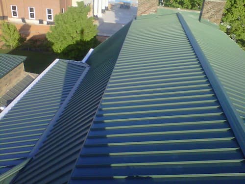 Classic Metal Roofing Systems standing seam roof. Image courtesy of www.classicmetalroofingsystems.com
