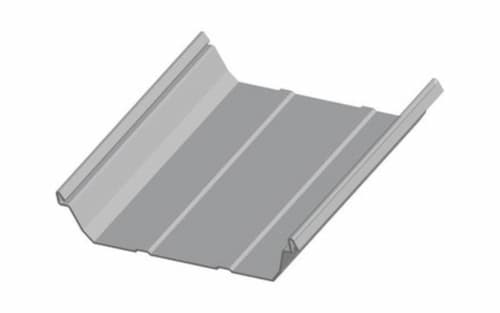 MBCI Ultra-Dek standing seam roof panel profile. 