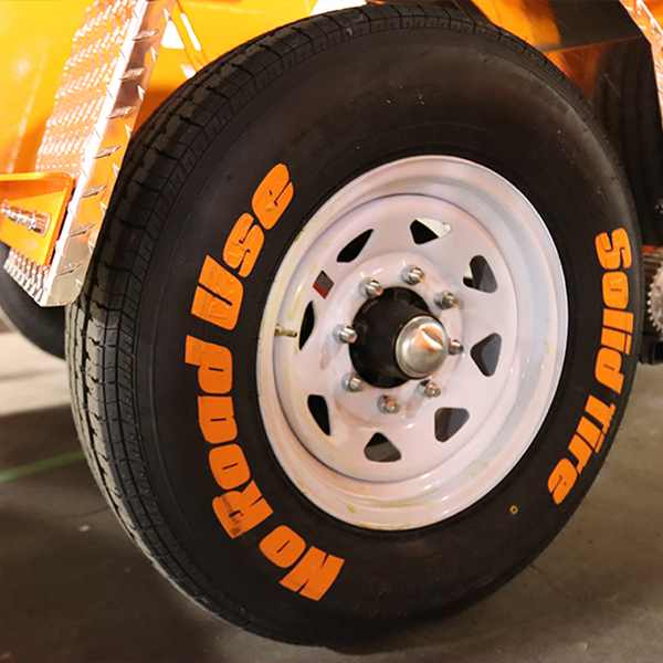 Malta Dynamics Solid Pneumatic Tires (SPT1000) add-on for the X1270 mobile grabber