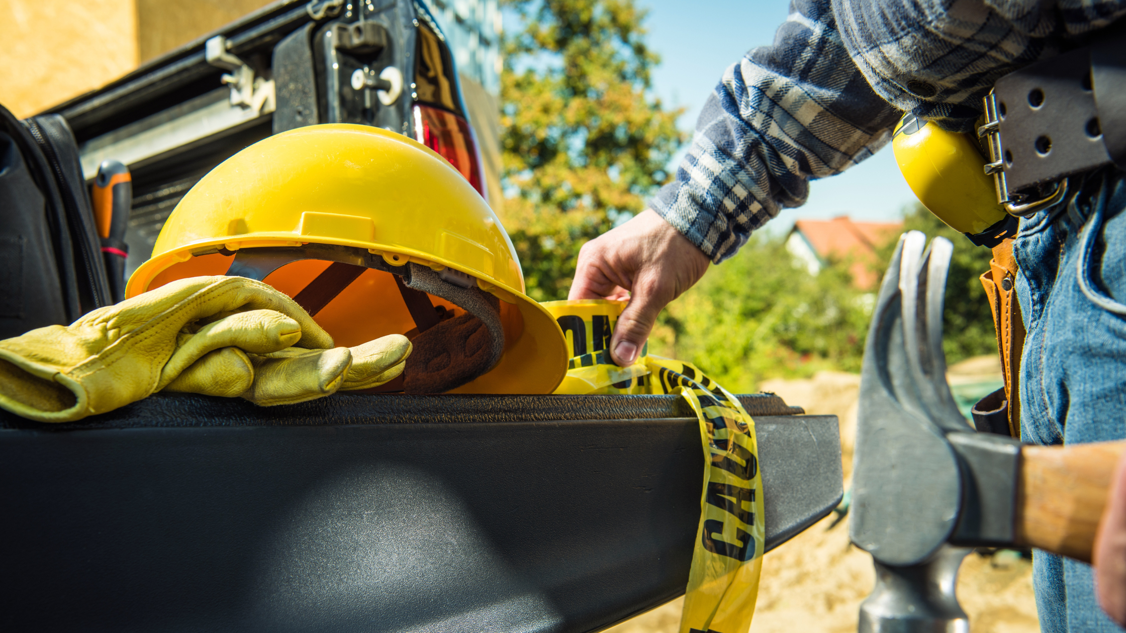 Jobsite safety training and equipment.