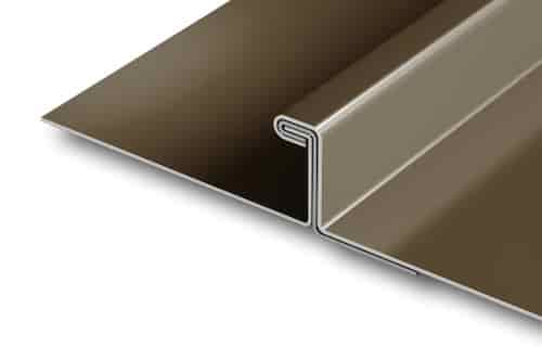 PAC 150-90 standing seam metal roofing panel. Image courtesy of www.snap-clad.com. 