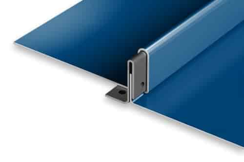 Redi-Roof standing seam metal roofing panel. Image courtesy of www.snap-clad.com. 