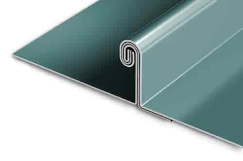 Tite-Loc standing seam metal roofing panel. Image courtesy of www.snap-clad.com. 