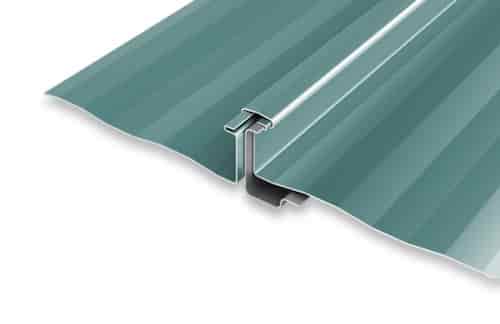 PAC T-250 standing seam metal roofing panel. Image courtesy of www.snap-clad.com. 