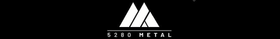 5280 Metal company logo banner