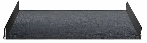 Profile view of the ABSeam Textured 26-gauge panel showcasing the matte finish designed for enhanced traction; image courtesy of www.ABMartin.net.