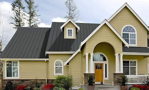 Absolute Steel standing seam roof system. Image courtesy of www.MetalRoofingSource.com.