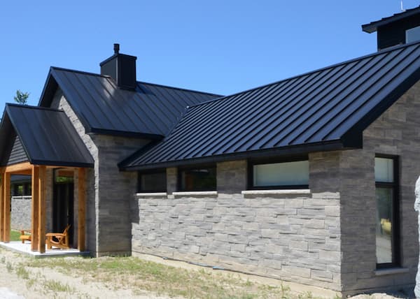 Agway Metals Inc standing seam roof system. Image courtesy of www.AgwayMetals.com.