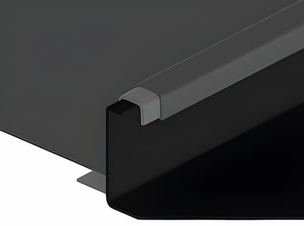 Alcan Products Mech-Lock 1.5 panel. Image courtesy of www.AlcanProducts.ca. Alcan Products Mech-Lock 1.5 panel. Image courtesy of www.AlcanProducts.ca.