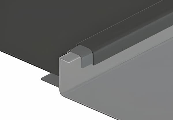 Alcan Products Mech-Lock panel. Image courtesy of www.AlcanProducts.ca. Alcan Products Mech-Lock panel. Image courtesy of www.AlcanProducts.ca.