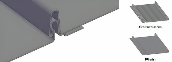 Alcan Products Quik-Lock panel. Image courtesy of www.AlcanProducts.ca. Alcan Products Quik-Lock panel. Image courtesy of www.AlcanProducts.ca.