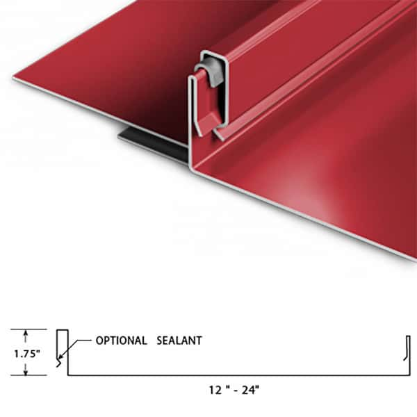 AMS Snap Lock panel profile. Image courtesy of www.AMS-WA.com.