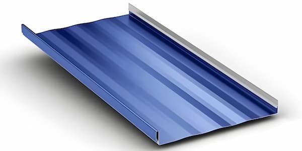 McElroy Metal Medallion-Lok architectural snaplock standing seam panel with a 1.75-inch rib height and hidden fastener design. Image courtesy of www.McElroyMetal.com.