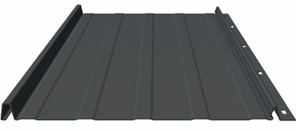 Skyline Roofing hp is a 24-gauge architectural standing seam panel featuring an integrated fastener flange. This 1-inch tall rib profile utilizes the Dura Tech 5000 paint system for superior residential durability.