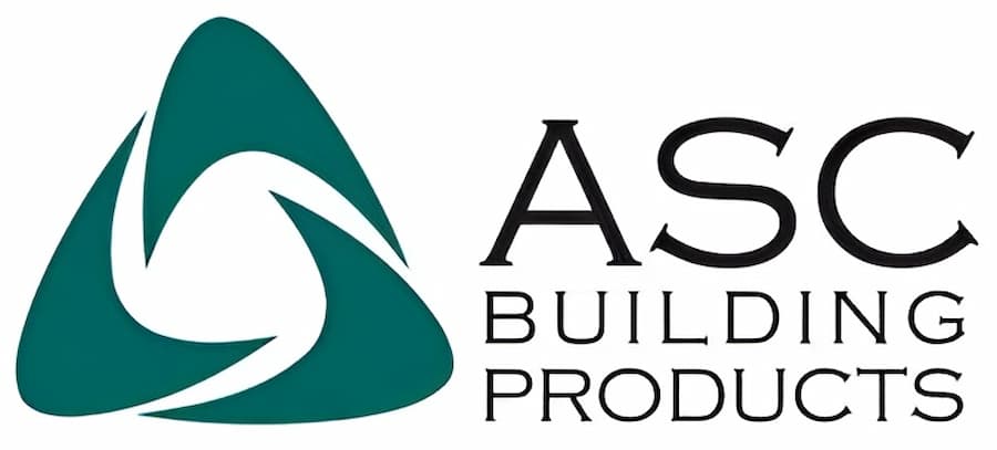 ASC Building Products company logo. Image courtesy of www.ASCBP.com.