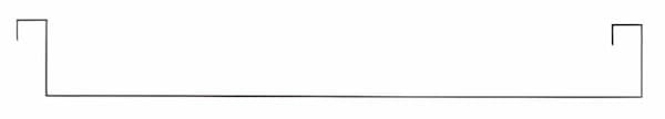 ASP ML-150 1.5-inch mechanical lock standing seam Profile view of the ML-150 mechanically locked panel designed for high-performance weather resistance. Image courtesy of www.aspmetals.com.