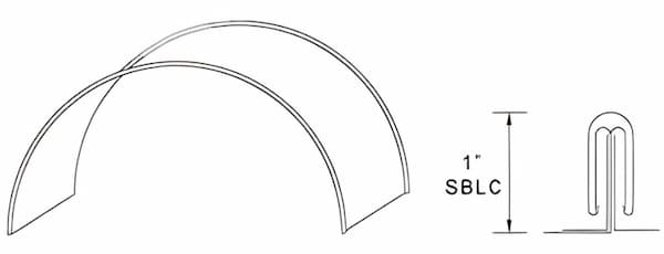 ASP SBLC-100 panel profile. Image courtesy of www.aspmetals.com.