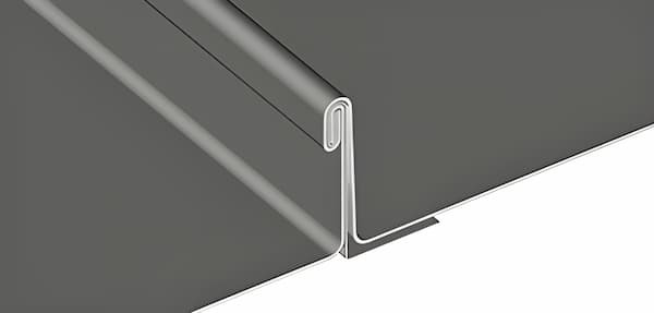 ATAS International, Inc 1.5-inch Field-Lok Mechanical panel. Image courtesy of www.ATAS.com.  ATAS International, Inc 1.5-inch Field-Lok Mechanical panel. Image courtesy of www.ATAS.com.