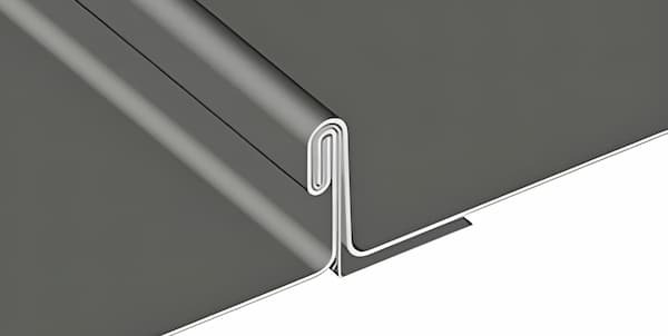 ATAS International, Inc 1-inch Field-Lok Mechanical panel. Image courtesy of www.ATAS.com.  ATAS International, Inc 1-inch Field-Lok Mechanical panel. Image courtesy of www.ATAS.com.