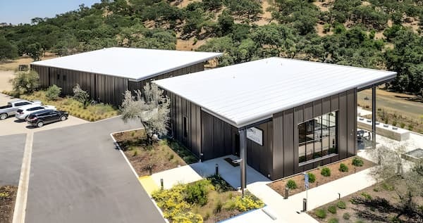 AWIP All Weather Insulated Panels SR2 standing seam roof system. Image courtesy of www.AWIPanels.com. AWIP All Weather Insulated Panels SR2 standing seam roof system. Image courtesy of www.AWIPanels.com.