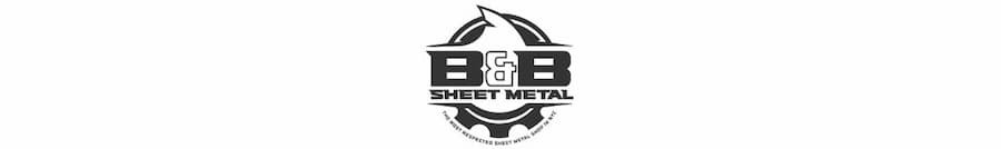 B&B Sheet Metal logo: 5 generations of architectural sheet metal craftsmanship. Image courtesy of www.BBSheetMetal.com