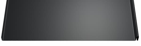 B&M Metals 1.5-inch SnapLock standing-seam metal roofing panel; image courtesy of www.BMMetalRoofing.com. Architectural profile of the B&M Metals 1.5-inch SnapLock panel designed for increased structural rigidity and visual depth; image courtesy of www.BMMetalRoofing.com.