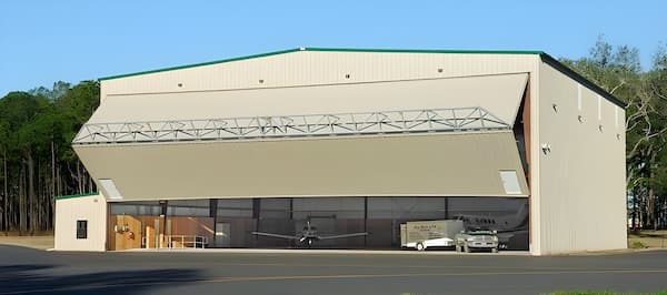 Bax-Steel hanger project. Image courtesy of www.Bax-Steel.com. Bax-Steel hanger project. Image courtesy of www.Bax-Steel.com.