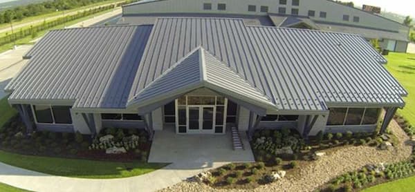 BC Steel standing seam roof. Image courtesy of www.BCSteel.com.