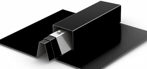 Berridge Batten Seam standing seam panel. Image courtesy of www.Berridge.com. Berridge Batten Seam standing seam panel. Image courtesy of www.Berridge.com.