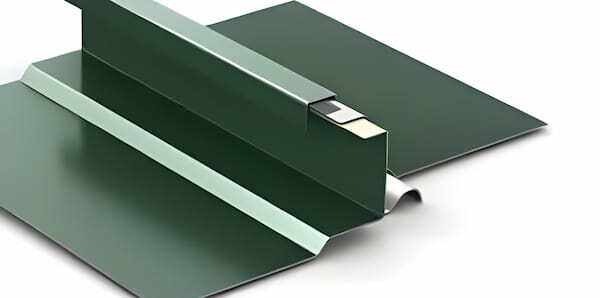 Berridge Zee-Lock standing seam panel. Image courtesy of www.Berridge.com. Berridge Zee-Lock standing seam panel. Image courtesy of www.Berridge.com.