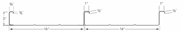 Betco Inc. 316 panel profile. Image courtesy of www.BetcoInc.com.