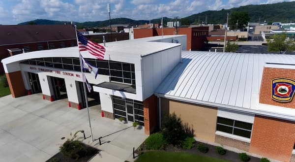 Centria by Nucor standing seam roof system. Image courtesy of www.Centria.com. Centria by Nucor standing seam roof system. Image courtesy of www.Centria.com.