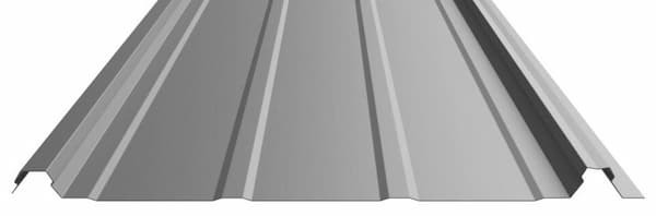 Detailed view of the Loc-Rib 16-inch coverage nailstrip panel featuring the 7/8-inch rib height. Image courtesy of www.TaylorMetal.com.