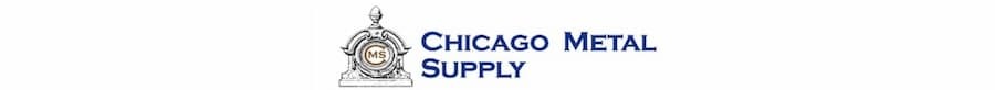 Official Chicago Metal Supply and Fabrication logo for architectural sheet metal. Image courtesy of www.chicagometalsupply.com