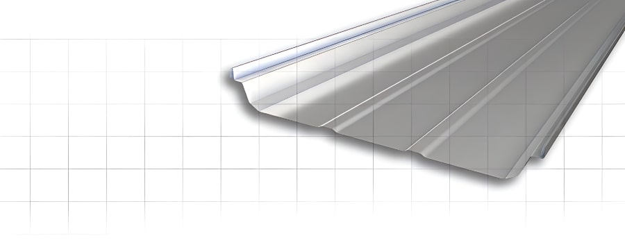 Chief Buildings MSC standing seam panel profile. Image courtesy of www.chiefbuildings.com 