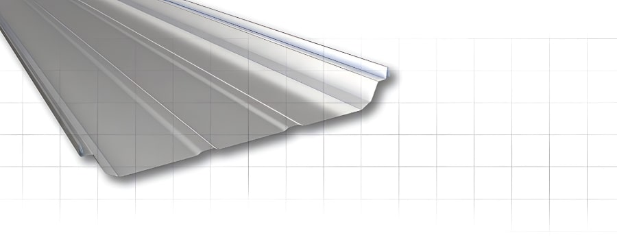 Chief Buildings STC standing seam panel profile. Image courtesy of www.chiefbuildings.com 