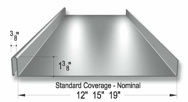 Merchant & Evans Classic Rib 305 panel profile. Image courtesy of www.ziprib.com.