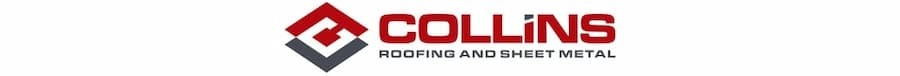 Corporate logo for Collins Roofing and Sheet Metal, a Midwest metal roofing contractor with offices in Cloquet and Spring Lake Park, MN; image courtesy of www.collins-mrc.com.