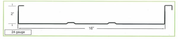 Corle Building Systems Vertical Lock panel. Image courtesy of www.Corle.com.