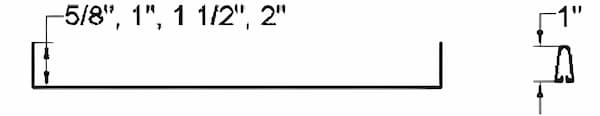 CTMRS BattLoc series architectural snap-on batten standing seam profile. CTMRS BattLoc Series Profile architectural batten system for complex roof and fascia transitions. Image courtesy of www.ctmrs.com.