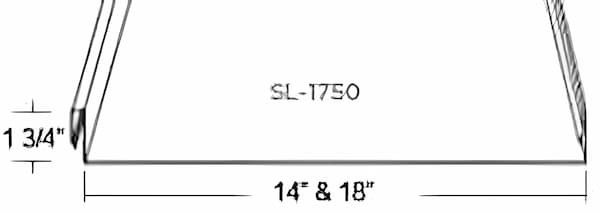 Custom-Bilt Metals SL-1750 standing seam roof system. Image courtesy of www.CustomBiltMetals.com.