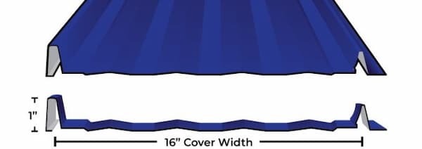 Close-up of the Delta Metals Nailstrip panel illustrating the 1-inch seam and concealed fastener system for a modern aesthetic; image courtesy of www.DeltaMetals.com.