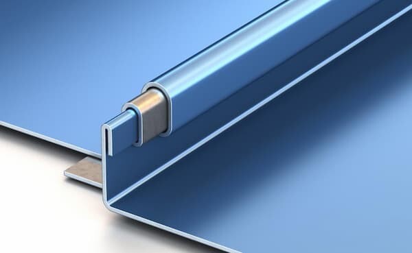 Drexel Metals 100SS standing seam panel. Image courtesy of www.DrexMet.com.