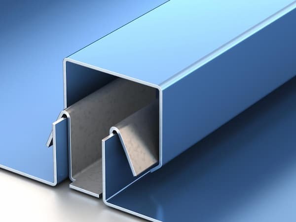 Drexel Metals Snap-On Batten standing seam panel. Image courtesy of www.DrexMet.com.