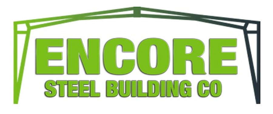 Encore Steel Buildings company logo. Image courtesy of www.EncoreSteelBuildings.com.