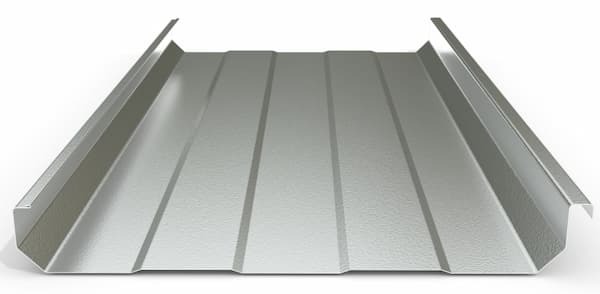 View of the FF100 nailstrip panel. This 1-inch snap-lock system uses a direct-fastening method. Image courtesy of www.EPFabtechMetals.com.