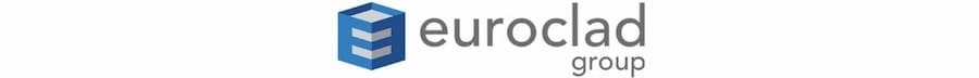Official Euroclad Group company branding and logo for architectural roofing and cladding systems. Image Courtesy of www.EurocladGroup.com