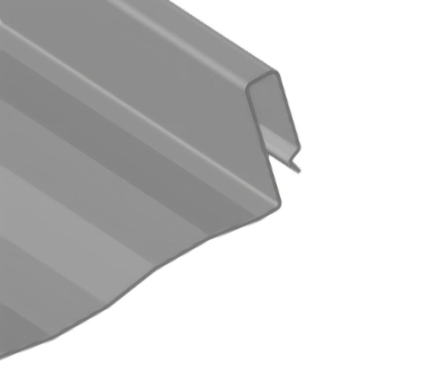 Exceptional Metals LokSeam profile. Image courtesy of www.exceptionalmetals.com.