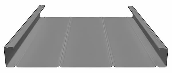 Fabral 2-1/2 SSR standing seam roof panel. Image courtesy of www.Fabral.com. Fabral 2-1/2 SSR standing seam roof panel. Image courtesy of www.Fabral.com.